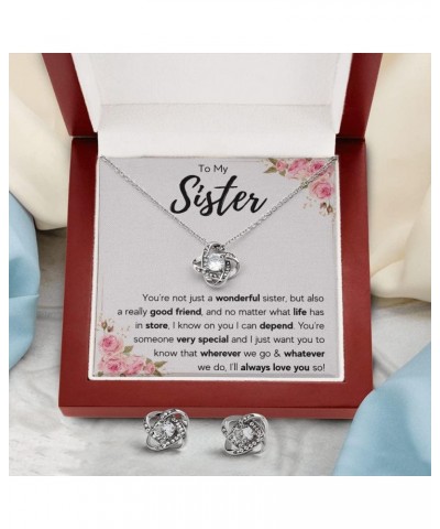 Sisters Gifts From Sister Necklaces For 2 Big Sister and Little Sister Happy Birthday Present For Women Jewelry Best Sister w...