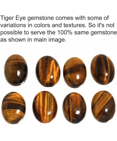 925 Sterling Silver Handmade Ring for Women 8x16 Marquoise Gemstone Fashion Jewelry for Gift (99093_R) Tiger Eye $16.20 Rings