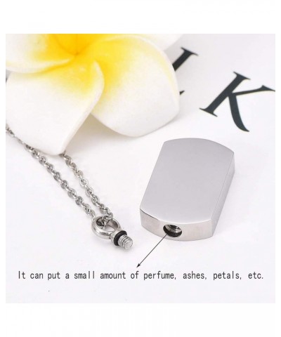 Urn Necklaces Memorial Stainless Steel Pendant Electrocardiogram Engraved I Love You Forever. Rolo Chain 60Cm Silver Wife $13...