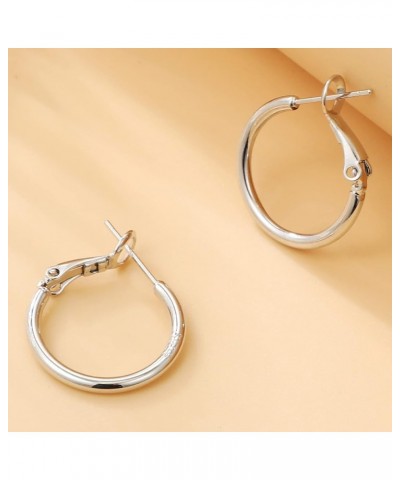 2mm Sterling Silver Big Hoop Earrings For Women Sterling Silver Hoop Earrings Large Silver Hoop Earrings For Girls Hypoallerg...