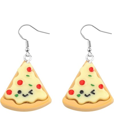 Hamburger Earrings French Fries Pizza Dangle Earrings Dangle Funny Food Earrings Burger Pizza Lover Gifts for Women Pizza Dan...