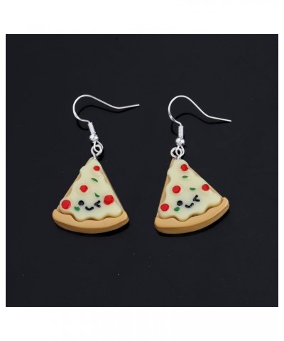 Hamburger Earrings French Fries Pizza Dangle Earrings Dangle Funny Food Earrings Burger Pizza Lover Gifts for Women Pizza Dan...