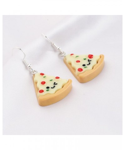 Hamburger Earrings French Fries Pizza Dangle Earrings Dangle Funny Food Earrings Burger Pizza Lover Gifts for Women Pizza Dan...