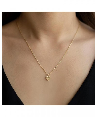 Layered Initial Necklaces for Women,Dainty Gold Necklace 16K Real Gold Plated Simple Heart Pendant CZ Diamond Initial Choker ...