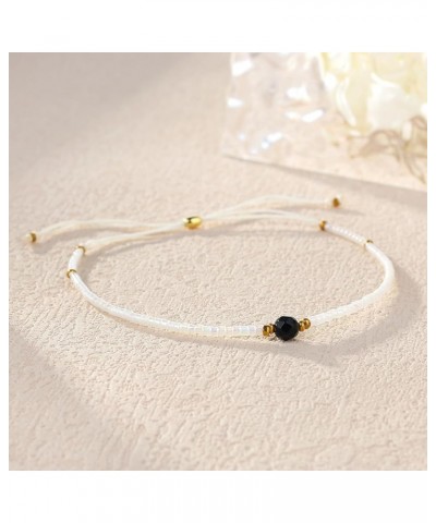 Women Friendship Bracelets Adjustable Bracelet Miyuki Crystal Bracelets Bohemian Bracelets New White 3 $8.67 Bracelets