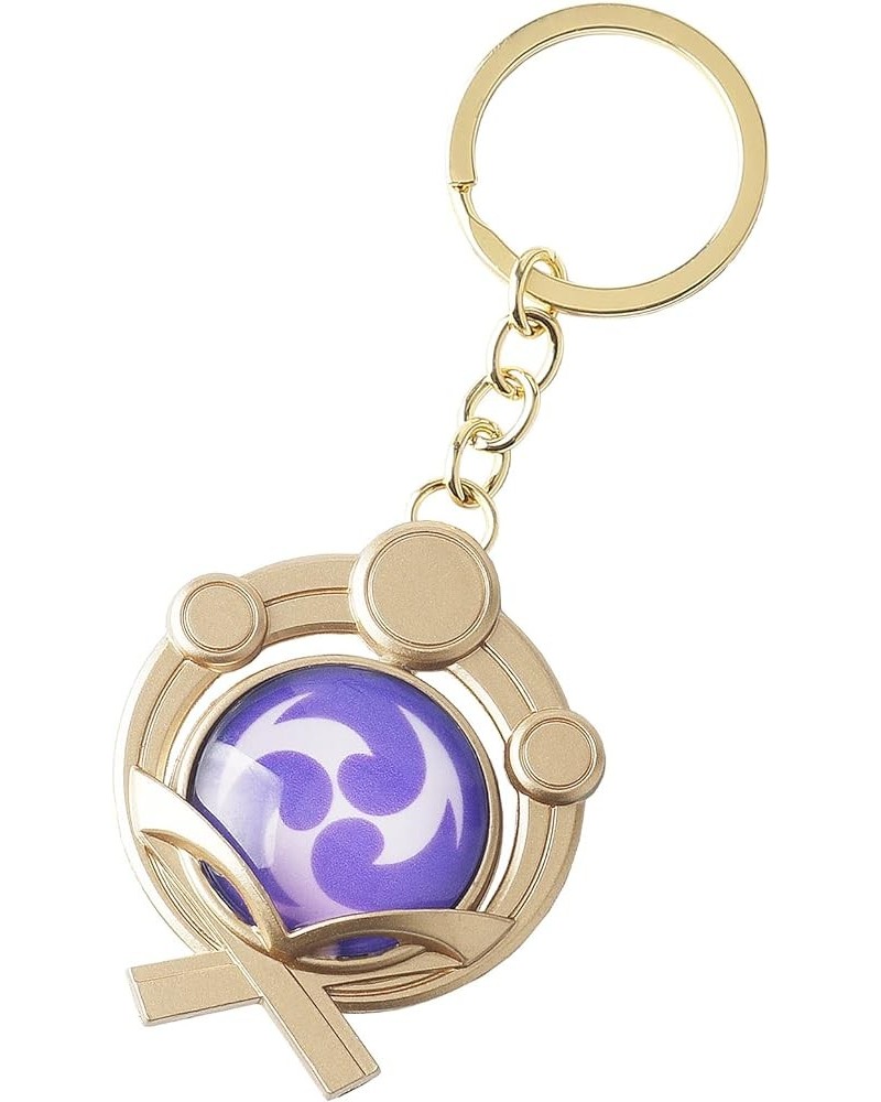 Genshin Impact Vision Keychain God's Eye Inazuma Luminous Keyring Style-8 $7.64 Necklaces