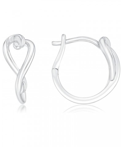 Exclusive Always Together Heart Huggie Hoop Earrings $38.13 Earrings