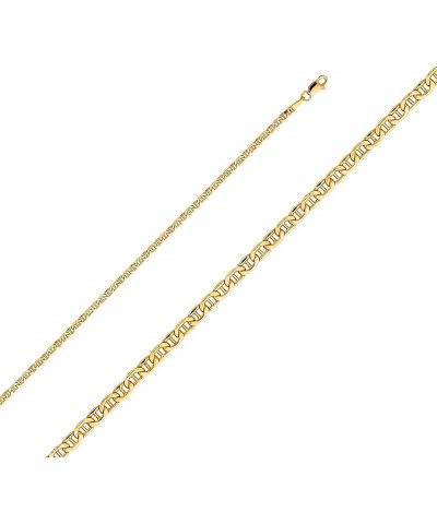 14K Hollow Gold Mariner Chains (Select Options) 16 Inches Yellow Gold $339.84 Necklaces