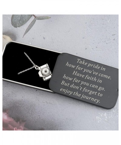 Camera Necklace Photographer Gift Camera Charm Pendant Necklace Inspirational Photography Gifts SILVER $7.83 Necklaces