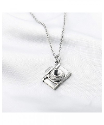 Camera Necklace Photographer Gift Camera Charm Pendant Necklace Inspirational Photography Gifts SILVER $7.83 Necklaces