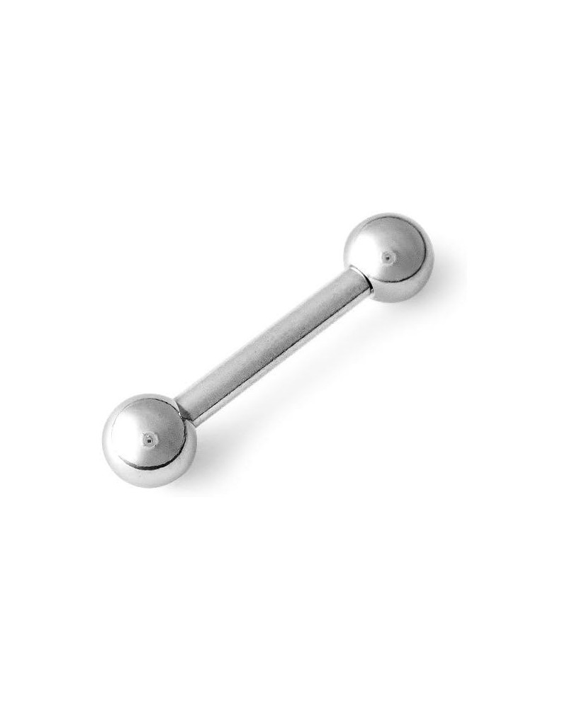 316L Surgical Steel Straight Barbell 12g 0.31 Inches $12.00 Body Jewelry