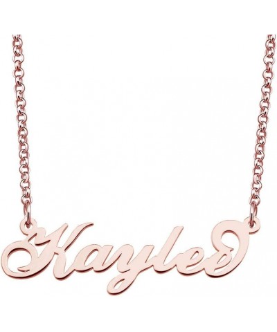 Sterling Silver Pendant Customized Personalized Name Necklace Kaylee $15.95 Necklaces