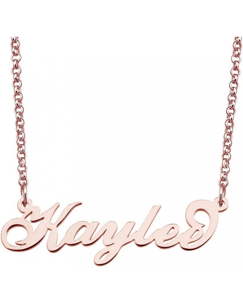 Sterling Silver Pendant Customized Personalized Name Necklace Kaylee $15.95 Necklaces