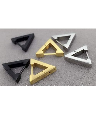 Triangle Shape Drop Dangle Earrings Metal Geometric For Women Bar Party Jewelry Black1 $6.59 Earrings