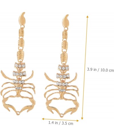 2 Pairs Scorpion Earrings Women's Drop & Dangle Earrings Prom Earrings Costume Earrings Earring Studs for Women Earrings for ...