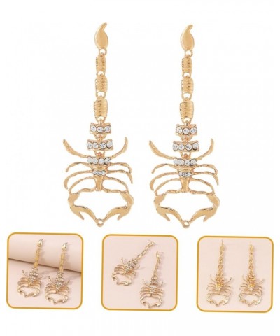 2 Pairs Scorpion Earrings Women's Drop & Dangle Earrings Prom Earrings Costume Earrings Earring Studs for Women Earrings for ...