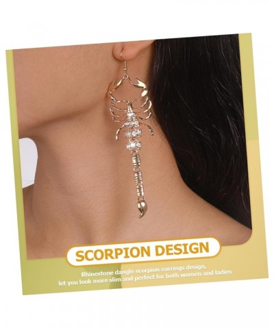 2 Pairs Scorpion Earrings Women's Drop & Dangle Earrings Prom Earrings Costume Earrings Earring Studs for Women Earrings for ...