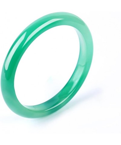 Jade Bangle Bracelet for Women Girls Classcial Retro Chinese Style Natural Green Agate Bangle Green Small Size (57-59mm) $14....