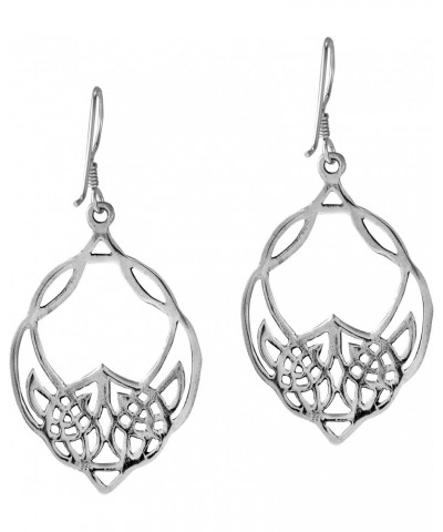 Unity Celtic Knot Oval .925 Sterling Silver Dangle Earrings | Celtic Knot Earrings | Celtic Dangle Earrings for Women | Sterl...