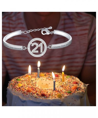 Birthday Gifts 21st Bracelet Adjustable 21 Year Old Gifts Happy 21st Birthday Jewelry Gifts Birthday Inspirational Gifts for ...