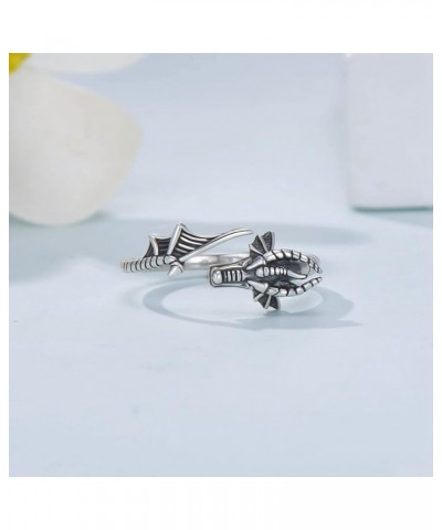 Dragon Ring 925 Sterling Silver Adjustable Wrap Dragon Rings Dragon Jewelry Gifts for Women Men 8 $17.50 Others