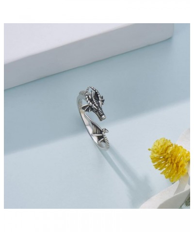 Dragon Ring 925 Sterling Silver Adjustable Wrap Dragon Rings Dragon Jewelry Gifts for Women Men 8 $17.50 Others