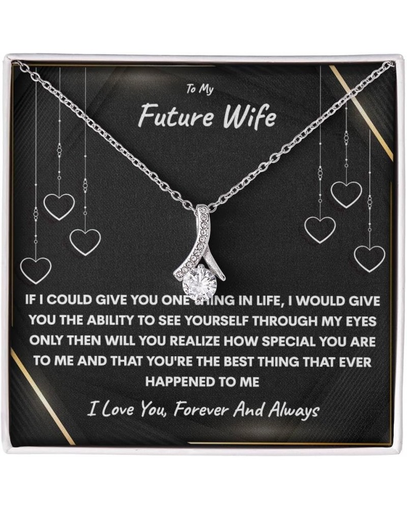 For My Wife Gifts Romantic Necklace For Her To My Future Wife Necklace Soulmate Necklace For Women Christmas Gifts From Husba...