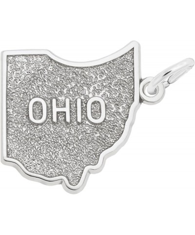 Rembrandt Ohio Map Charm 14K White Gold $20.63 Bracelets