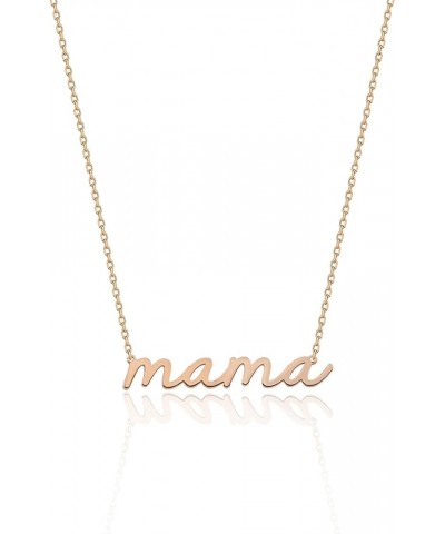 Personalized Name Necklace in Gold, Rose, and Silver - Custom 925 Sterling Silver, Gold Plated Nameplate Necklace for Women a...