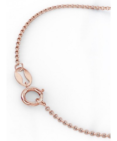 14K Gold Love '4' Infinity Personalized Name Necklace by JEWLR 16.0 Inches Rose Gold $81.90 Necklaces