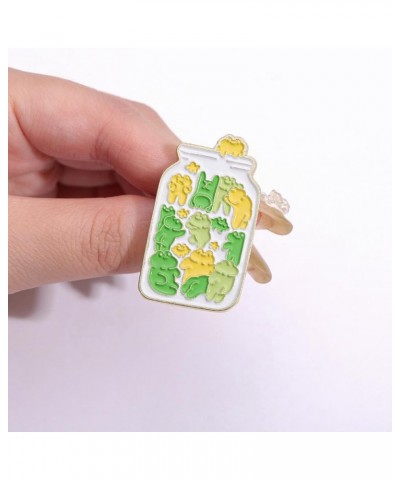 Cute Animal Insect Series Enamel Pins for Backpack Bag Hat Lovely Kawaii Cartoon Brooches Badges for Friends Family Frog in B...