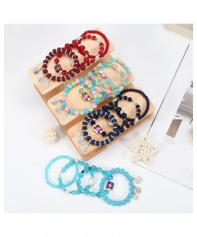 Bohemian Bracelets for Women Stretch Multilayer Colorful Beads Bracelet with Charm Jewelry Multi-U $8.78 Bracelets