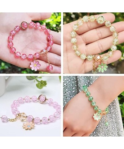 Flower Bracelets for Women Teen Girls Cute Daisy Charm Bracelets Little Girls Flower Beaded Bracelets Jewelry Bracelets Gifts...