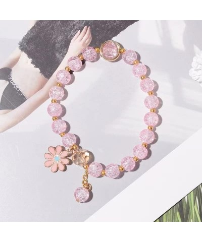 Flower Bracelets for Women Teen Girls Cute Daisy Charm Bracelets Little Girls Flower Beaded Bracelets Jewelry Bracelets Gifts...