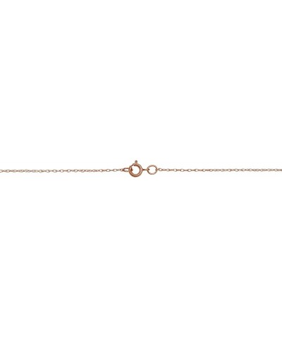 Real 14k Rose Gold Rope Chain Pendant Necklace for Women (0.7 mm, 0.9 mm, 1 mm or 1.3 mm) 18 inches 0.7 mm wide $26.51 Necklaces