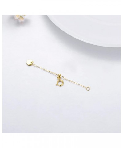 10k 14k Real Gold 1"/1.5"/2"/2.5"/3"/4"/5" Necklace Extender, Necklace Bracelet Extender Chain, Durable Gold Extender Chain, ...