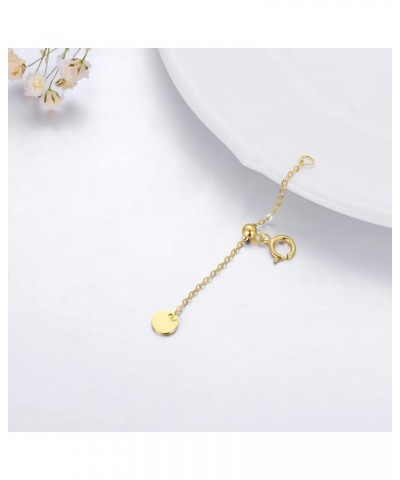 10k 14k Real Gold 1"/1.5"/2"/2.5"/3"/4"/5" Necklace Extender, Necklace Bracelet Extender Chain, Durable Gold Extender Chain, ...