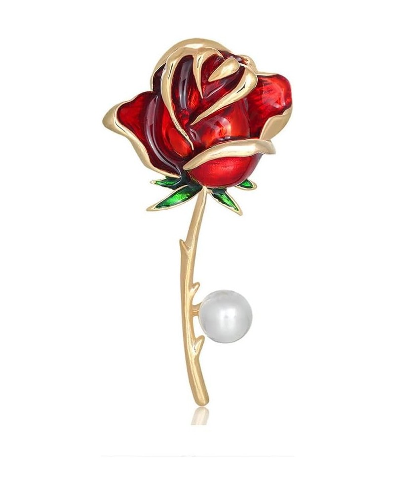 Simple Flower Shape Brooches Collar Pin Women Girls Corsage Clothing Accessories Female Breastpin Jewelry Rose $4.85 Brooches...