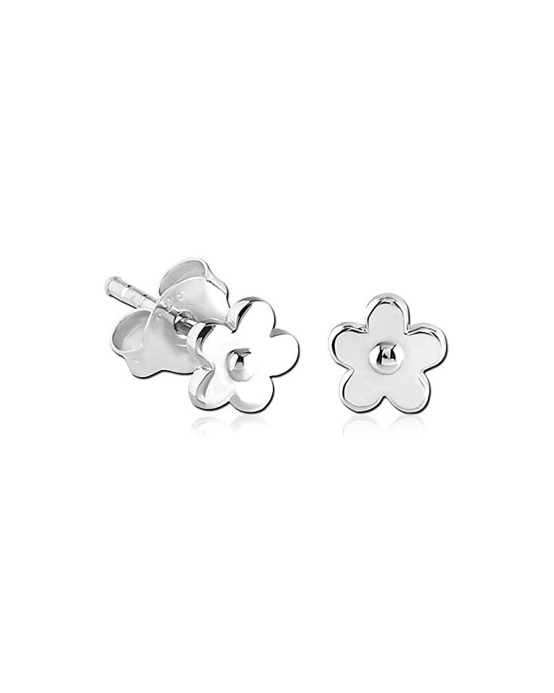 Sterling Silver XS Tiny Flower Stud Earrings 1. Sterling Silver $10.59 Earrings