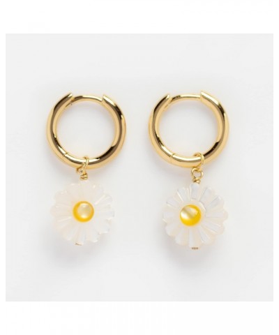 The Summer I Turned Pretty Daisy Charm Huggie Hoop Earrings $30.80 Earrings