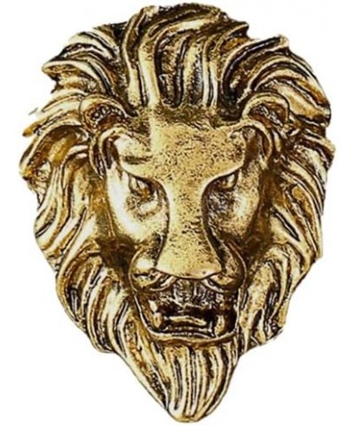 Vintage Lion Face brooch pin, Animal Brooch pin,Punk Lion Brooch pin，West trim stud, shirt stud,Suit pin, lapel pin for women...