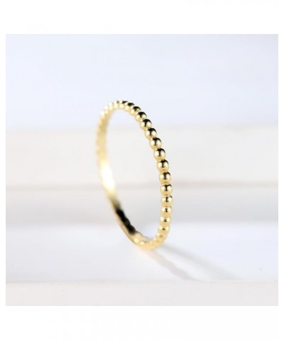 S925 Sterling Silver Rings for Women Stackable Thin Ring Sterling Silver Mother's Day Jewelry Gifts 10 Gold $9.89 Rings