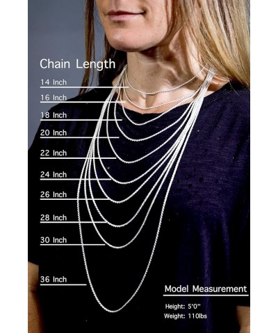 CHOOSE YOUR CLASP Sterling Silver 0.8mm Box Chain Necklace 15.0 Inches Magnetic Clasp $12.48 Necklaces