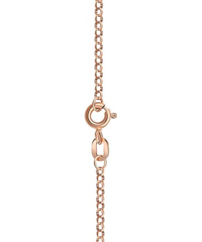 10K Yellow Gold 2.0MM Round Rolo Link Chain Necklace - Made in Italy 18 Rose $58.27 Others