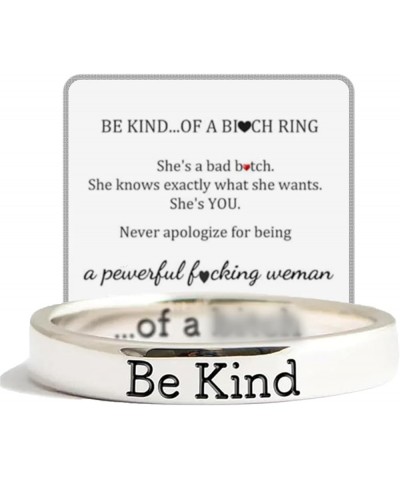 Be Kind of a Ring, Be Kind Ring, Stainless Steel Band Ring,Sisters Friends Motivational Personalized Gift, Friendship Jewelry...