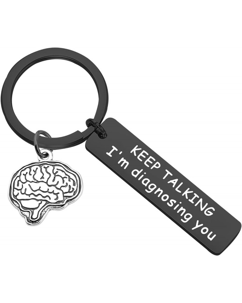 Psychotherapist Gift School Psychologist Gift Psychological Counselor Gift Psychology Graduation Gift Keep Talking Black $9.4...