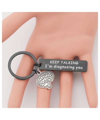 Psychotherapist Gift School Psychologist Gift Psychological Counselor Gift Psychology Graduation Gift Keep Talking Black $9.4...