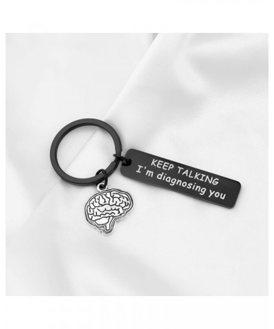 Psychotherapist Gift School Psychologist Gift Psychological Counselor Gift Psychology Graduation Gift Keep Talking Black $9.4...