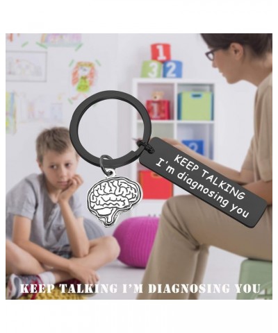 Psychotherapist Gift School Psychologist Gift Psychological Counselor Gift Psychology Graduation Gift Keep Talking Black $9.4...