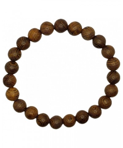 Wooden Beaded Bracelet for Men and Women Lightweight Stretch Bracelet $5.29 Bracelets